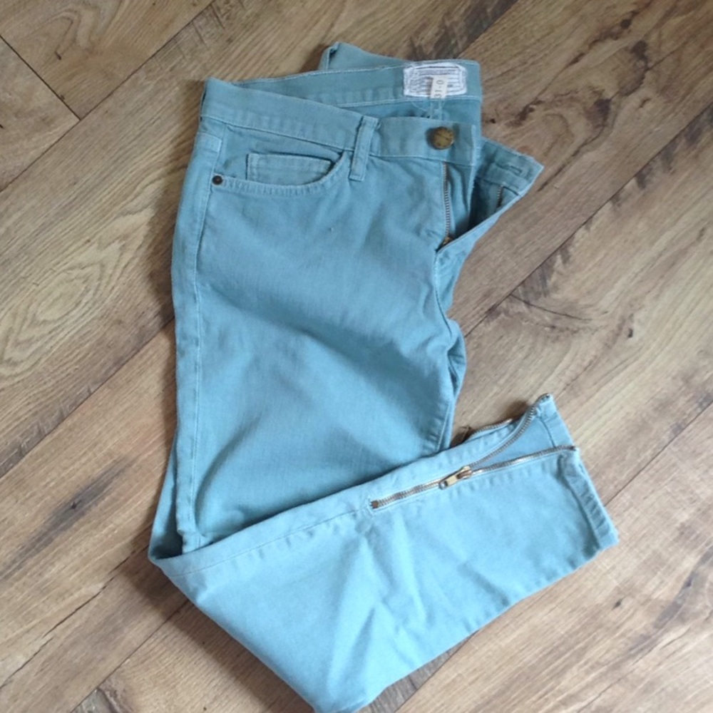 Current/Elliot Mint Skinny Jeans